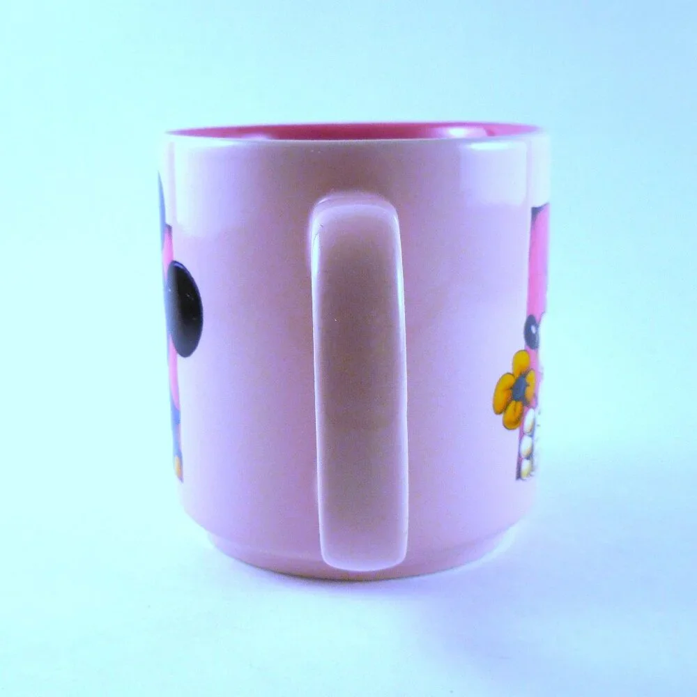 Disney Minnie Mouse Vintage Pink Coffee Mug
